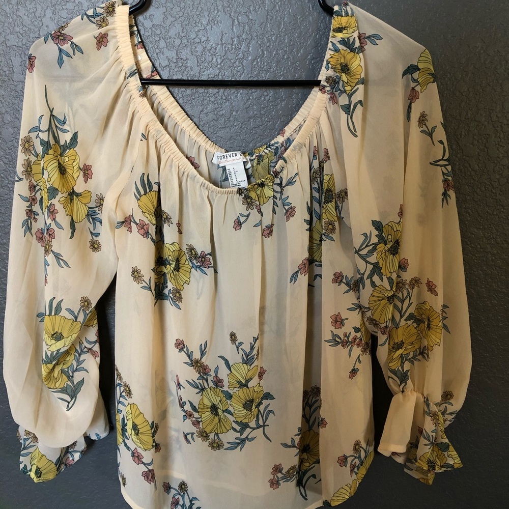 Forever 21 off the shoulder top